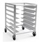 Lockwood Manufacturing Half Height 6 Tray Rack, Adjust Slides, 4.5" Centers, 17"-23" Wide Pans RR35-UA6 - alternate 1